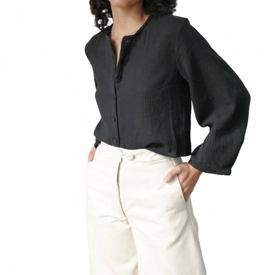 NEW ZII ROPA women's mara top in black